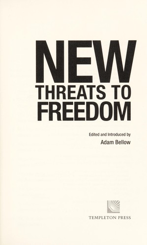 Cover of New threats to freedom
