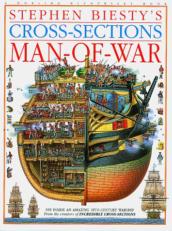 Cover of Cross - Sections Man of War (Stephen Biesty's Cross-sections)