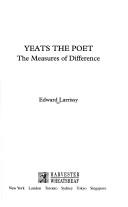 Cover of Yeats the poet