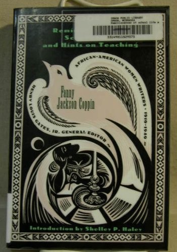 Cover of Reminiscences of school life, and hints on teaching