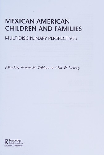 Cover of Mexican American children and families