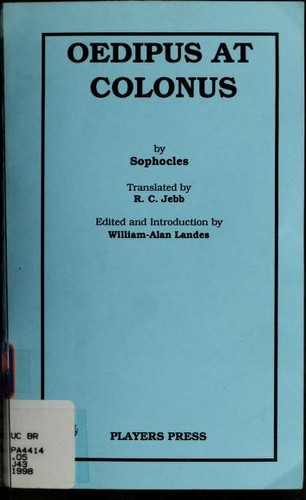 Cover of Oedipus at Colonus
