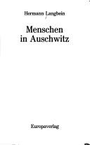 Cover of Menschen in Auschwitz