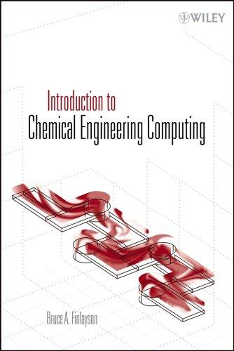 Cover of Introduction to chemical engineering computing