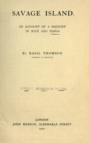 Cover of Savage Island