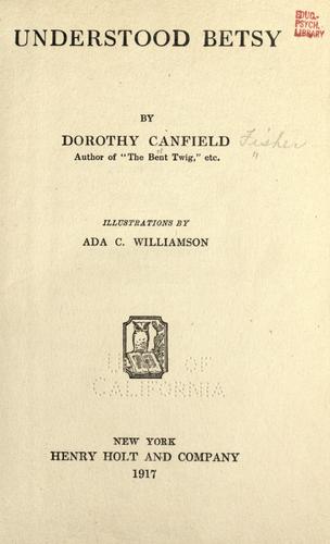 Cover of Understood Betsy