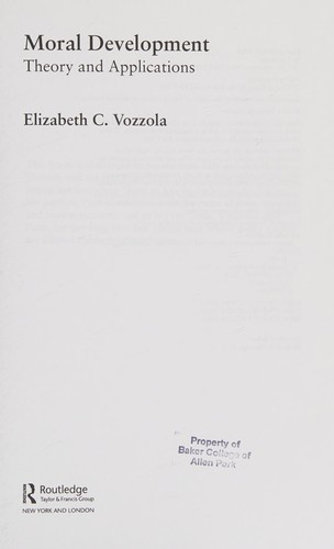 Cover of Moral Development