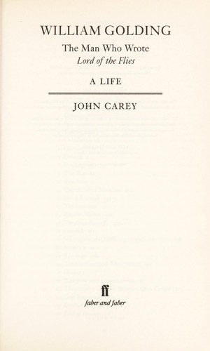 Cover of William Golding