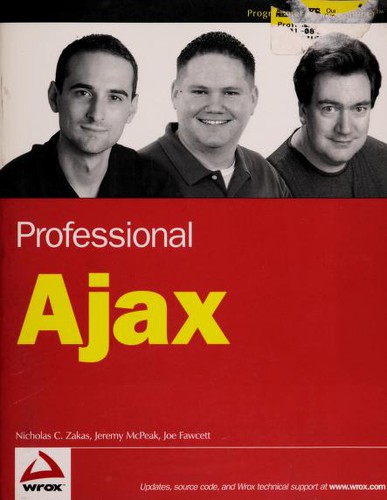 Cover of Professional Ajax
