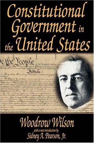 Cover of Constitutional government in the United States