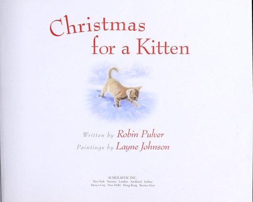 Cover of Christmas for a kitten