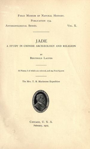 Cover of Jade