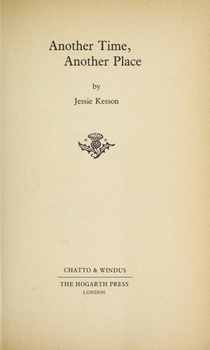 Cover of Another time, another place