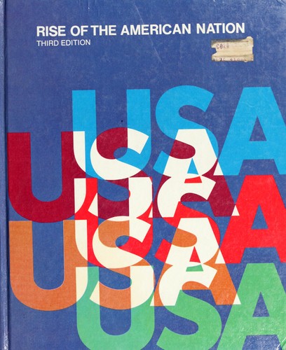 Cover of Rise of the American Nation