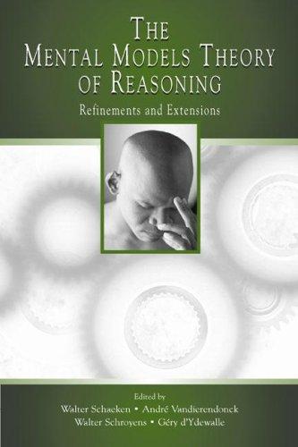 Cover of Mental Models Theory of Reasoning