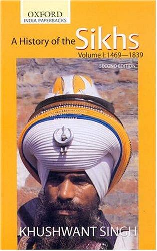 Cover of A history of the Sikhs