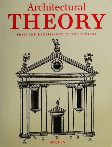 Cover of Architectural theory