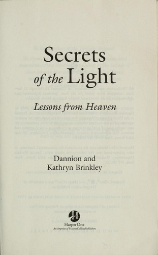 Cover of Secrets of the light