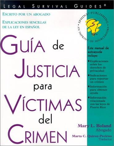 Cover of Crime victims' guide to justice
