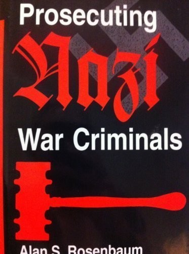 Cover of Prosecuting Nazi war criminals