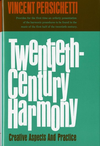 Cover of Twentieth-century Harmony