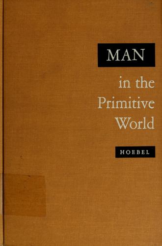 Cover of Man in the primitive world