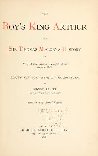 Cover of The Boy's King Arthur