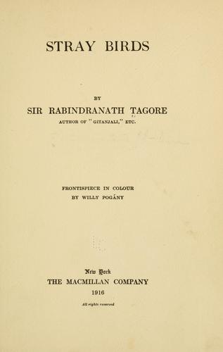 Cover of Stray Birds