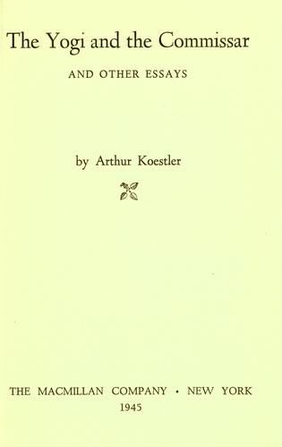 Cover of The Yogi and the Commissar