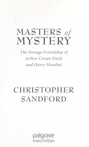 Cover of Masters of mystery