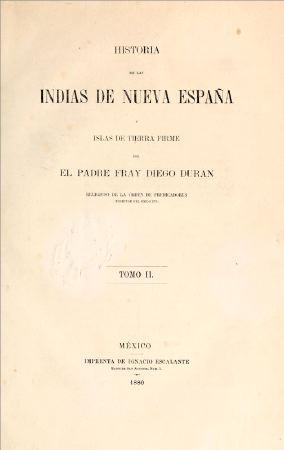 Cover of Historia de las Indias de Nueva-España y islas de Tierra Firme