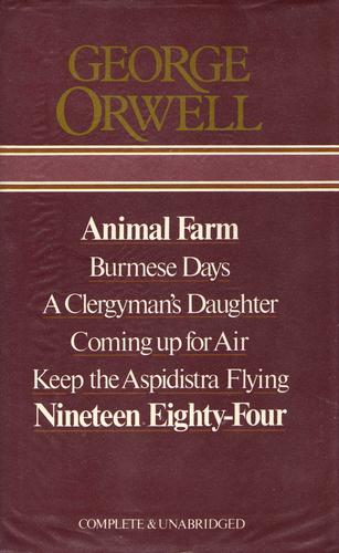 Cover of Novels (Animal Farm / Burmese Days / Clergyman's Daughter / Coming Up for Air / Keep the Aspidistra Flying / Nineteen Eighty-Four)