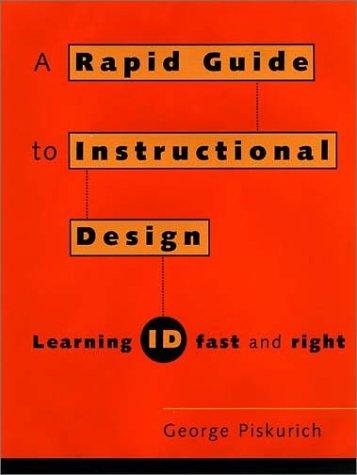 Cover of Rapid Instructional Design