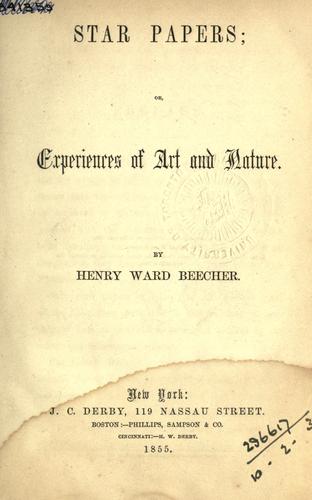 Cover of Star papers