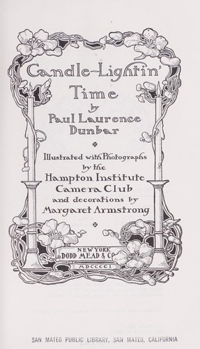 Cover of Candle-lightin' time