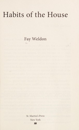 Cover of Habits of the house
