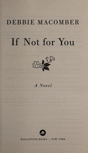 Cover of If not for you