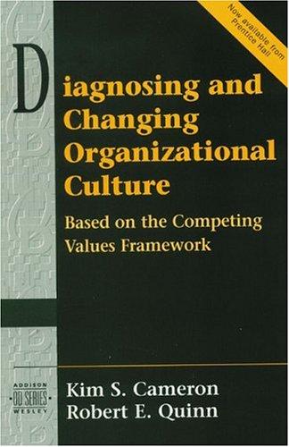 Cover of Diagnosing and Changing Organizational Culture