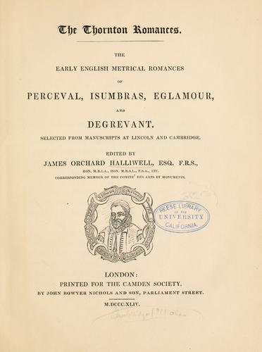 Cover of The Thornton romances