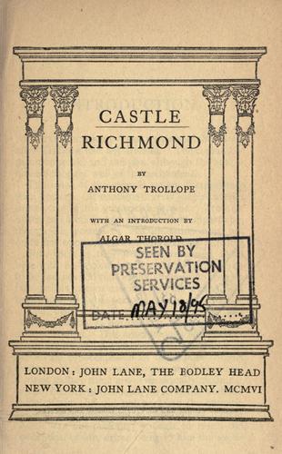 Cover of Castle Richmond