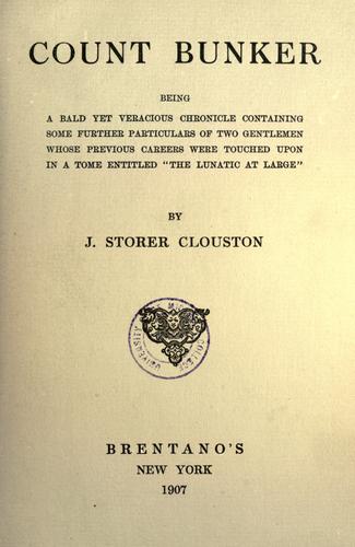 Cover of Count Bunker