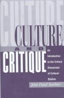 Cover of Culture and Critique