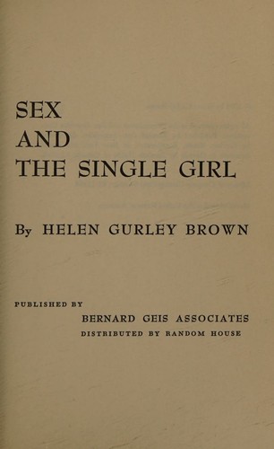 Cover of Sex and the single girl