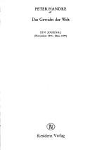 Cover of Das Gewicht der Welt