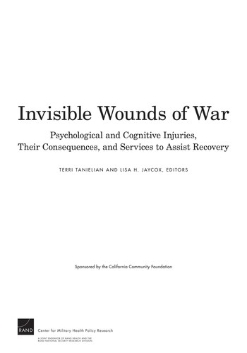 Cover of Invisible wounds of war