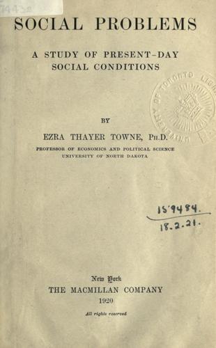 Cover of Social problems