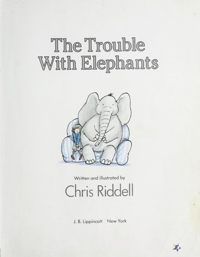 Cover of The trouble with elephants