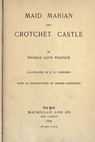 Cover of Maid Marian and Crotchet castle