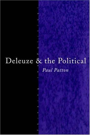 Cover of Deleuze and the political