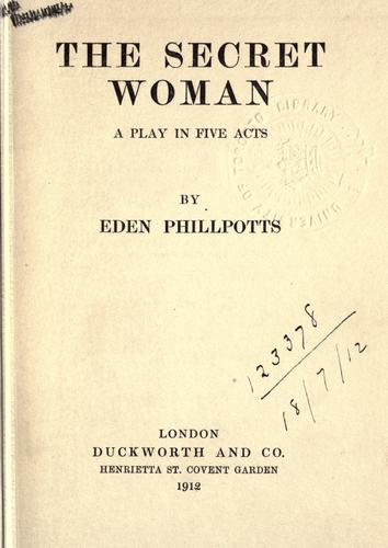 Cover of The secret woman